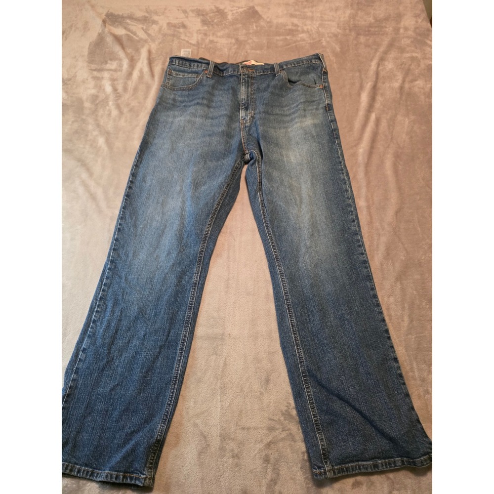 Signature Levi Strauss Bootcut Jeans Mens 40x30 Blue Denim Pants
